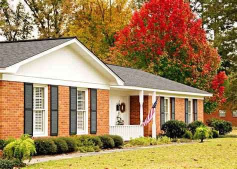 metal siding on ranch house|landscaping for ranch style house.